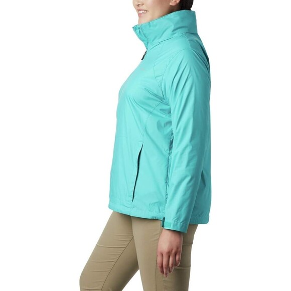 Columbia Women's  Switchback Waterproof Packable Rain Jacket, Miami, XS - Picture 6 of 6